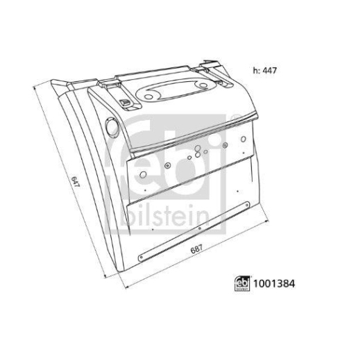 FEBI BILSTEIN Kotfl&uuml;gel 1001384