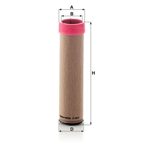 MANN-FILTER Sekund&auml;rluftfilter CF 850/2