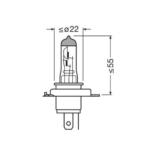 ams-OSRAM Gl&uuml;hlampe, Fernscheinwerfer COOL BLUE&reg; INTENSE (Next Gen) 64193CBN-1BL