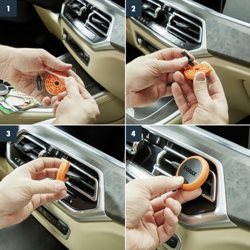 AIR FRESHENER SWEET HOME LUFTERFRISCHER AUTODUFT FÜR LÜFTUNGSGITTER SONAX