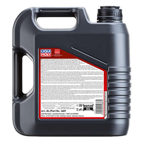 Liqui Moly Motorbike 4T Synth 10W-60 Street Race Motor&ouml;l 12 Liter Kanister 1687