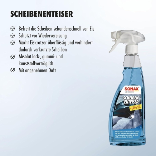 Sonax Scheibenenteiser 750 ml, 03314410, blitzschnell freie Scheiben