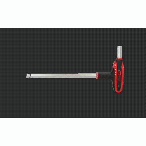 T-Griff-Innensechskant-Kugelkopf-Schl&uuml;ssel, 12mm auf H&auml;nger KS TOOLS 151.8139-E