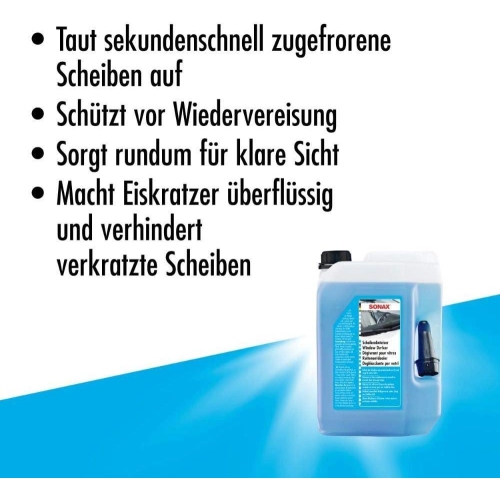SONAX ScheibenEnteiser 5 Liter Scheiben Enteiser Winter 03315050