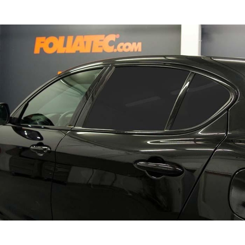 Foliatec Zierleistenfolie Chrome Out Set schwarz matt Chromleistenfolie