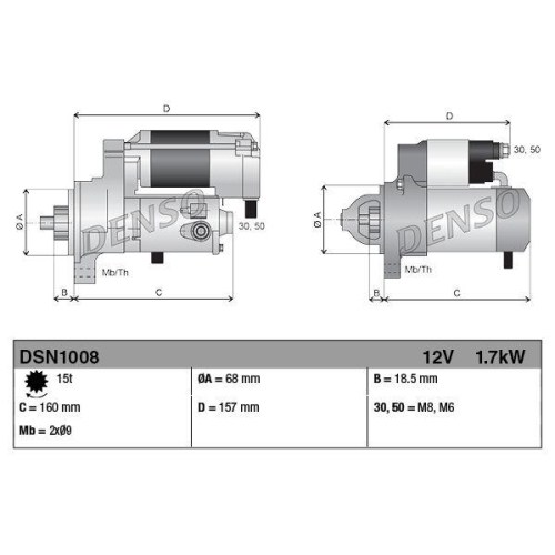 DENSO Starter DSN1008