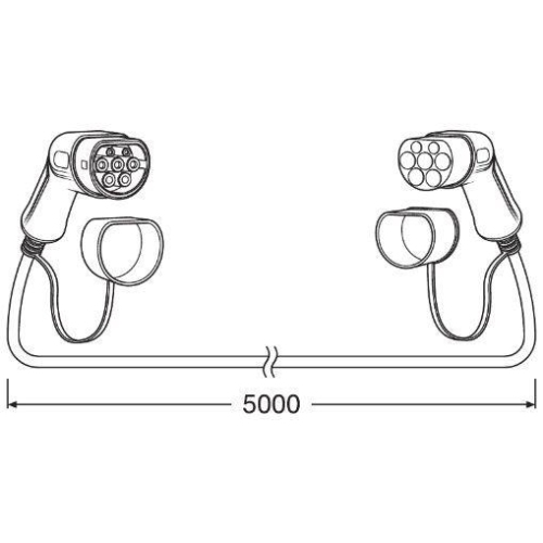 ams-OSRAM Ladekabel, Elektrofahrzeug BATTERYcharge 7PIN