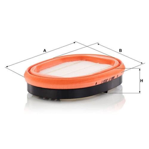 MANN-FILTER Sekund&auml;rluftfilter CF 2550/1