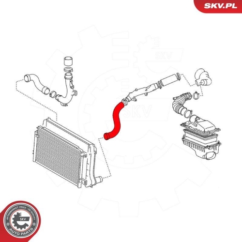 ESEN SKV Ladeluftschlauch 43SKV340