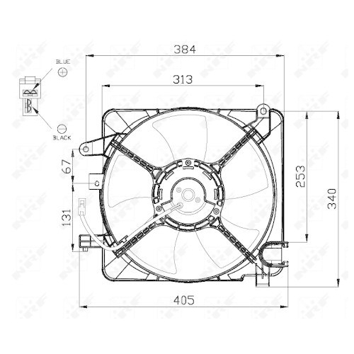 NRF L&uuml;fter, Motork&uuml;hlung 47449