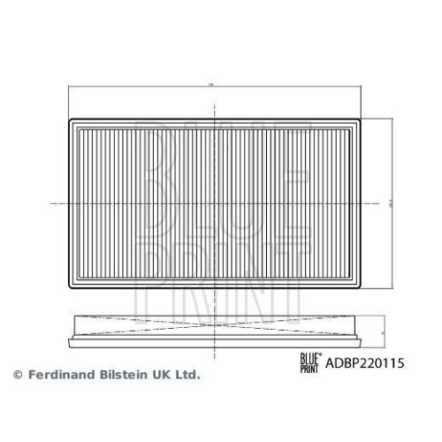 BLUE PRINT Luftfilter ADBP220115