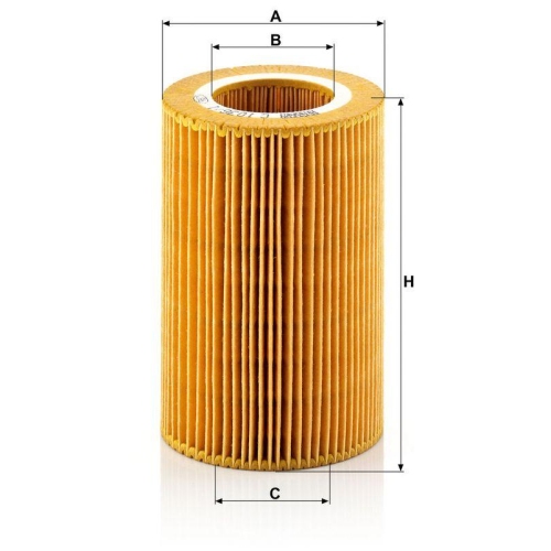 MANN-FILTER Luftfilter C 1036/1