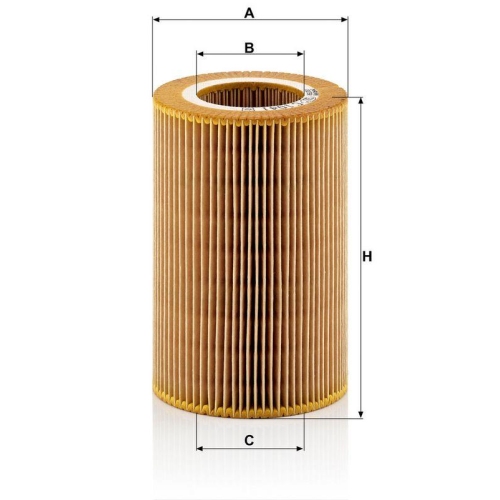 MANN-FILTER Luftfilter C 1041