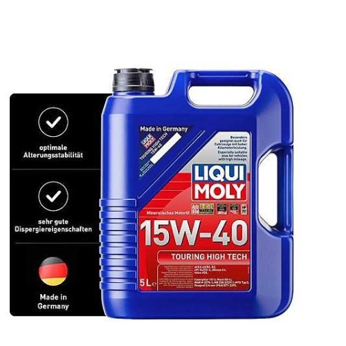 LIQUI MOLY Touring High Tech 15W-40 5 Liter 5L Motor&ouml;l Mineralisch 1096