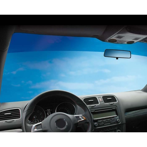 Foliatec SUNVISOR Sonnen-Blendstreifen blau mit Farbverlauf 19 x 150 cm