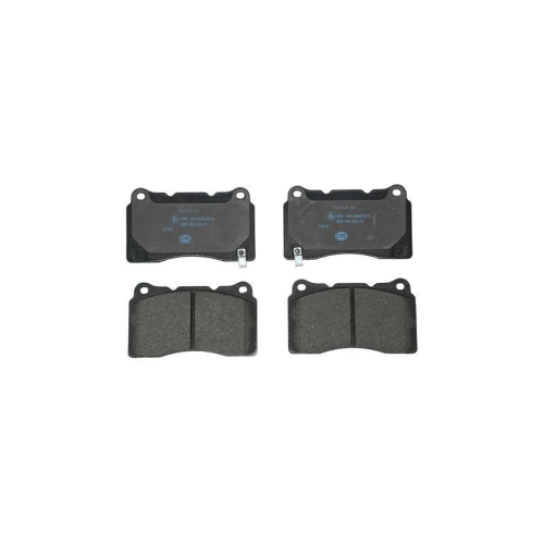 HELLA Bremsbelagsatz, Scheibenbremse 8DB 355 039-151