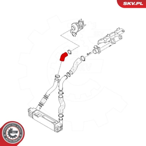 ESEN SKV Ladeluftschlauch 43SKV275