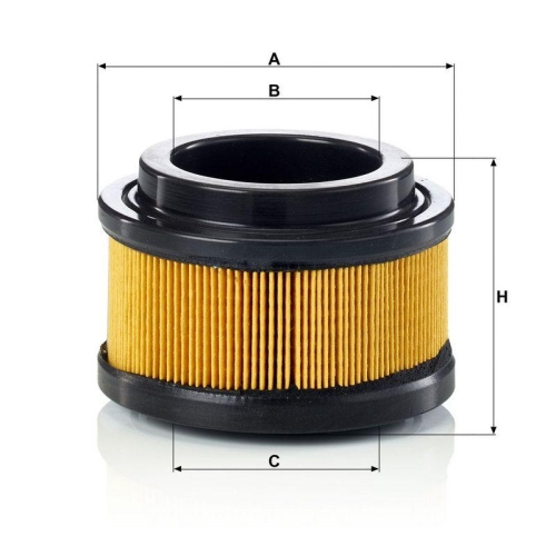 MANN-FILTER Filter, Entl&uuml;ftung (Kraftstofftank) C 11 008