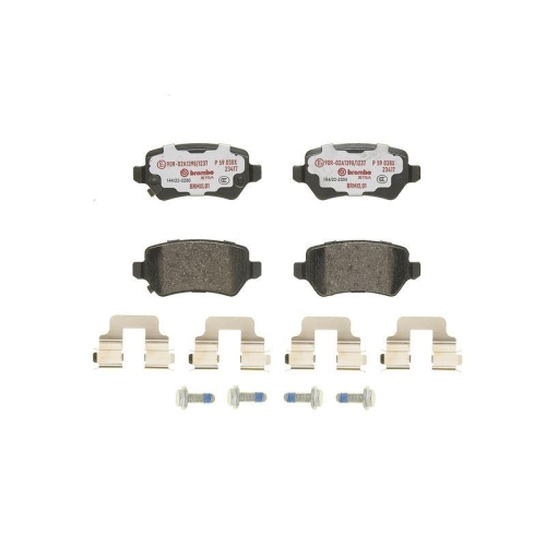 BREMBO Bremsbelagsatz, Scheibenbremse XTRA LINE P 59 038X