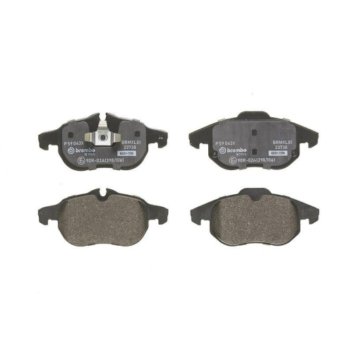 BREMBO Bremsbelagsatz, Scheibenbremse XTRA LINE P 59 043X