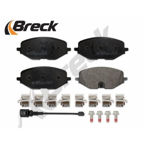 BRECK Bremsbelagsatz, Scheibenbremse 26169 00 701 00