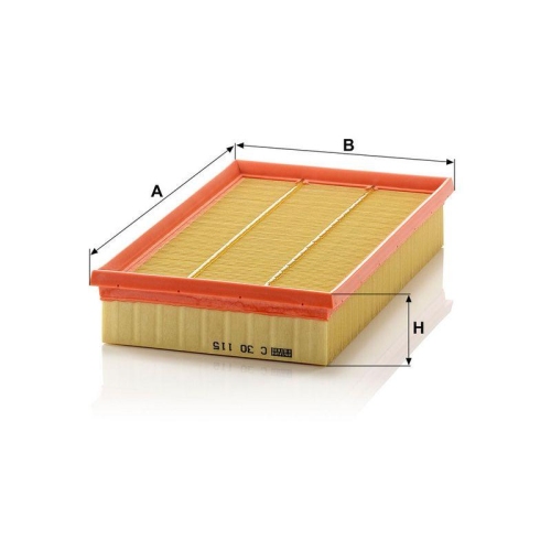 MANN-FILTER Luftfilter C 30 115