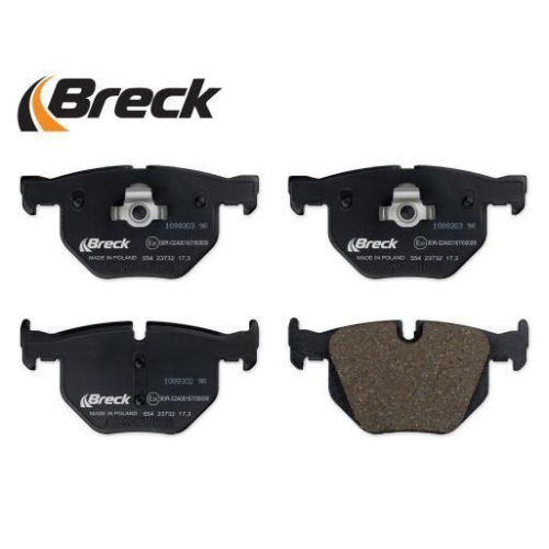 BRECK Bremsbelagsatz, Scheibenbremse 23732 00 554 00