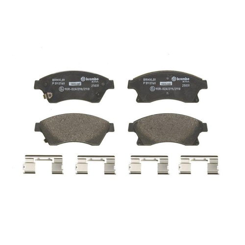BREMBO Bremsbelagsatz, Scheibenbremse XTRA LINE P 59 076X