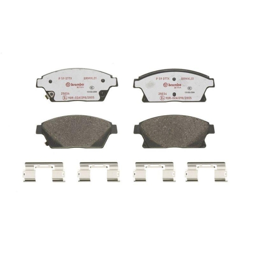 BREMBO Bremsbelagsatz, Scheibenbremse XTRA LINE P 59 077X