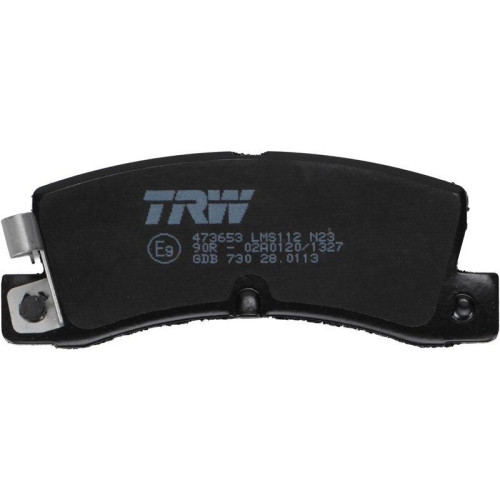 TRW Bremsbelagsatz, Scheibenbremse GDB730