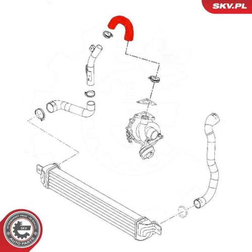 ESEN SKV Ladeluftschlauch 43SKV364