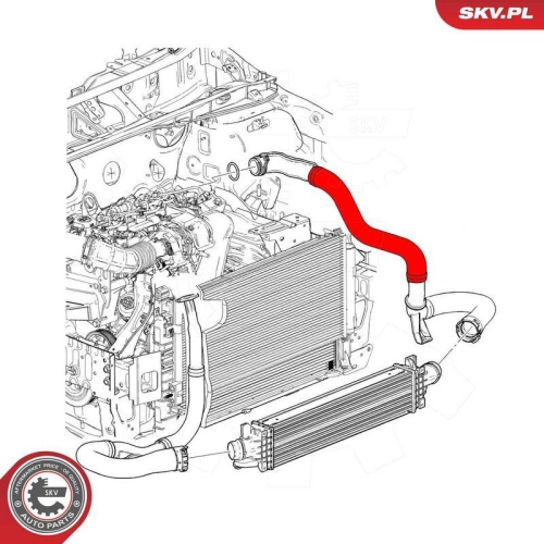 ESEN SKV Ladeluftschlauch 43SKV257