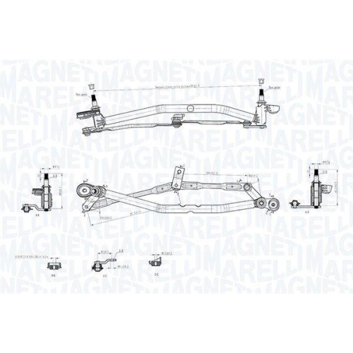 MAGNETI MARELLI Wischergest&auml;nge 085570731010