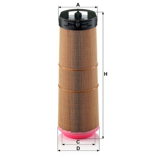 MANN-FILTER Luftfilter C 12 133