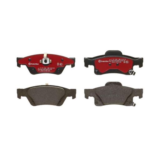 BREMBO Bremsbelagsatz, Scheibenbremse XTRA LINE P 37 016X