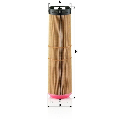 MANN-FILTER Luftfilter C 12 178/1