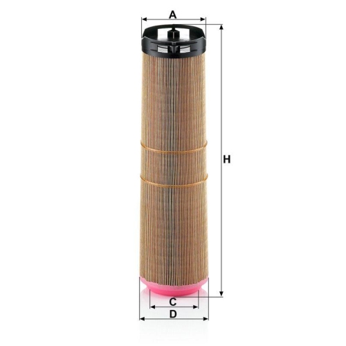 MANN-FILTER Luftfilter C 12 178/2