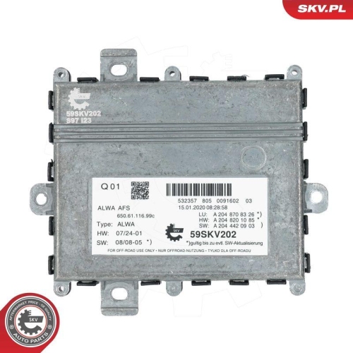 ESEN SKV Steuergerät, Beleuchtung 59SKV202