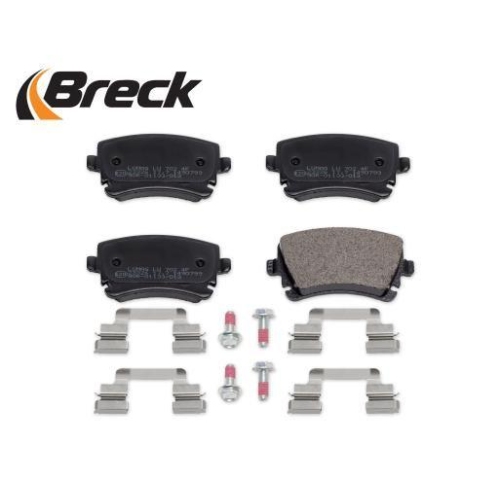BRECK Bremsbelagsatz, Scheibenbremse 23326 00 702 00