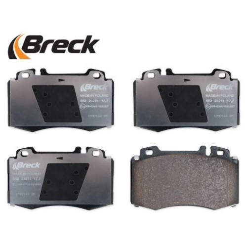 BRECK Bremsbelagsatz, Scheibenbremse 23271 00 552 20