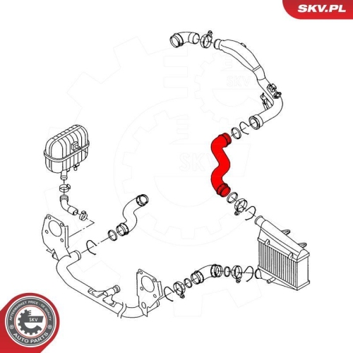 ESEN SKV Ladeluftschlauch 43SKV459