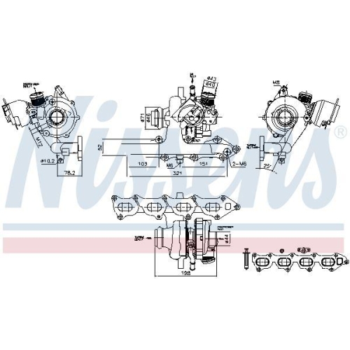 NISSENS Lader, Aufladung ** FACTORY NEW ** 93470