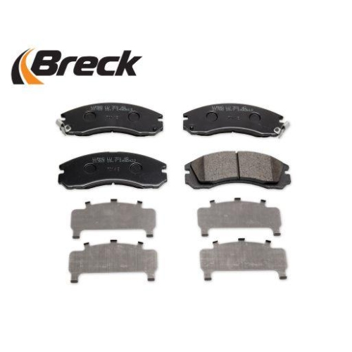 BRECK Bremsbelagsatz, Scheibenbremse 21363 00 701 10