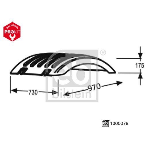 FEBI BILSTEIN Verkleidung, Radhaus ProKit 1000078
