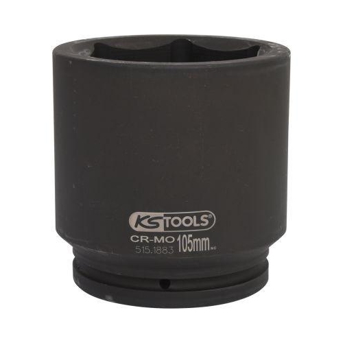 1 Zoll Sechskant-Kraft-Stecknuss, lang, 105 mm KS TOOLS 515.1883