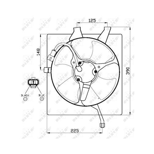 NRF L&uuml;fter, Motork&uuml;hlung 47517