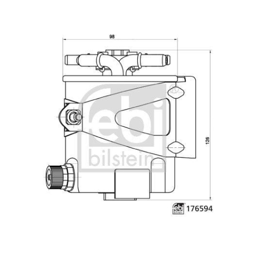 FEBI BILSTEIN Kraftstofffilter 176594