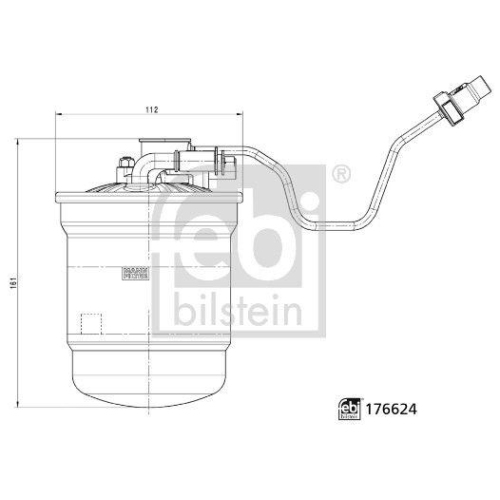 FEBI BILSTEIN Kraftstofffilter 176624