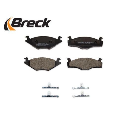 BRECK Bremsbelagsatz, Scheibenbremse 20887 20 702 00