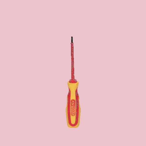 ERGOTORQUE VDE Schlitz-Schraubendreher, 2,5mm auf H&auml;nger KS TOOLS 117.0502-E